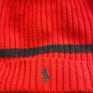 Polo Ralph Lauren Red Beanie